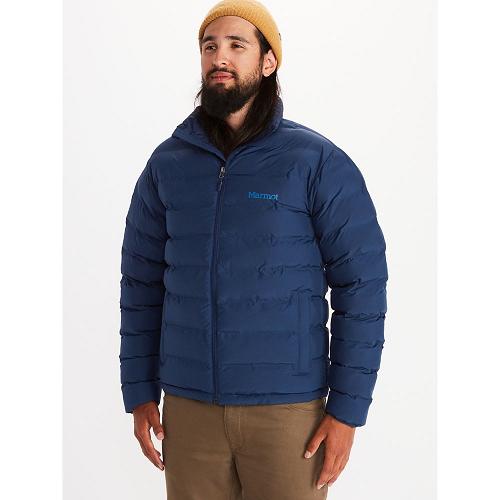 Marmot Down Jacket Navy NZ - Avant Featherless Jackets Mens NZ3945781